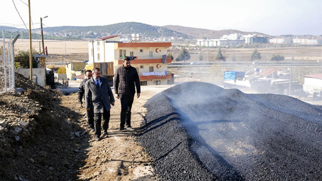 Güzelyurt Mahallesinde, sokak iyileştirme çalışması yapıldı