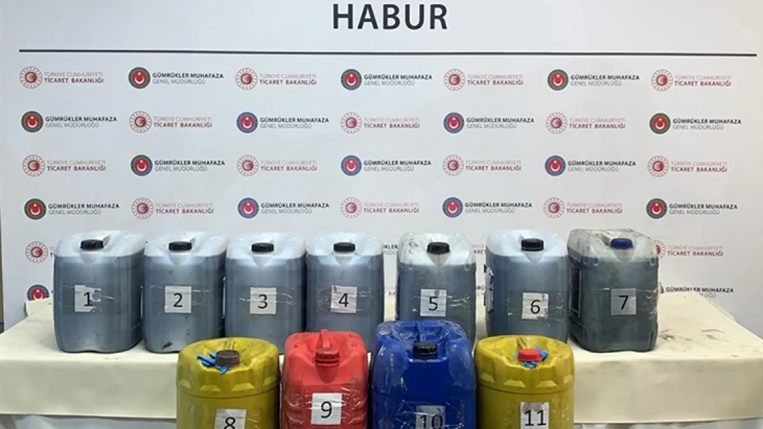 Habur Gümrük Kapısı'nda 245 kg uyuşturucu yakalandı