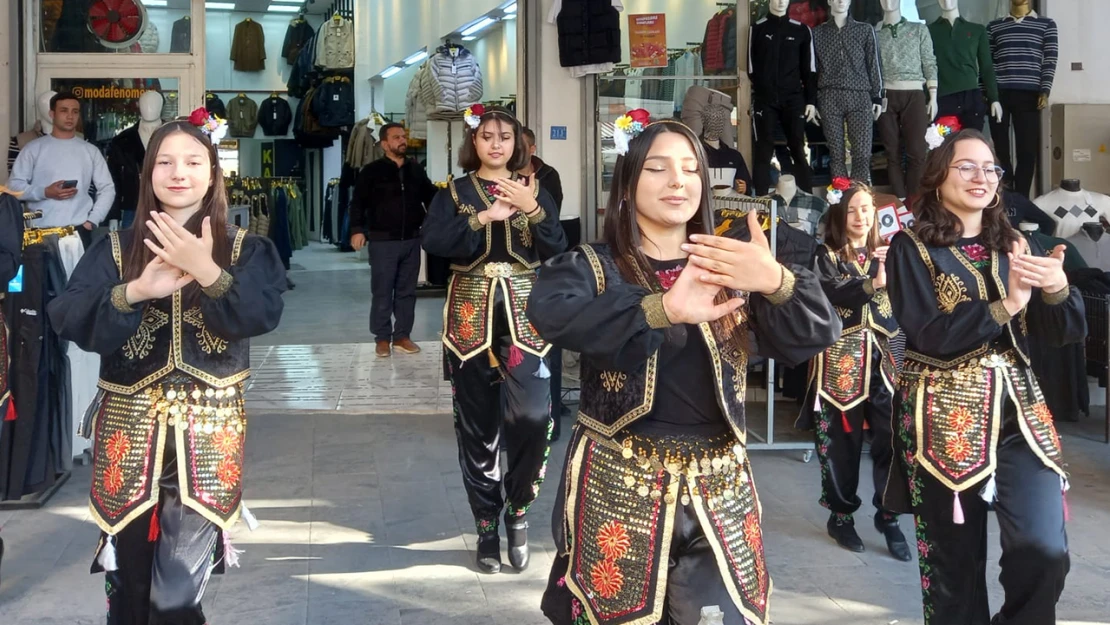 Halk oyunları ekibi Derepazarı'nda görsel şölen sundu