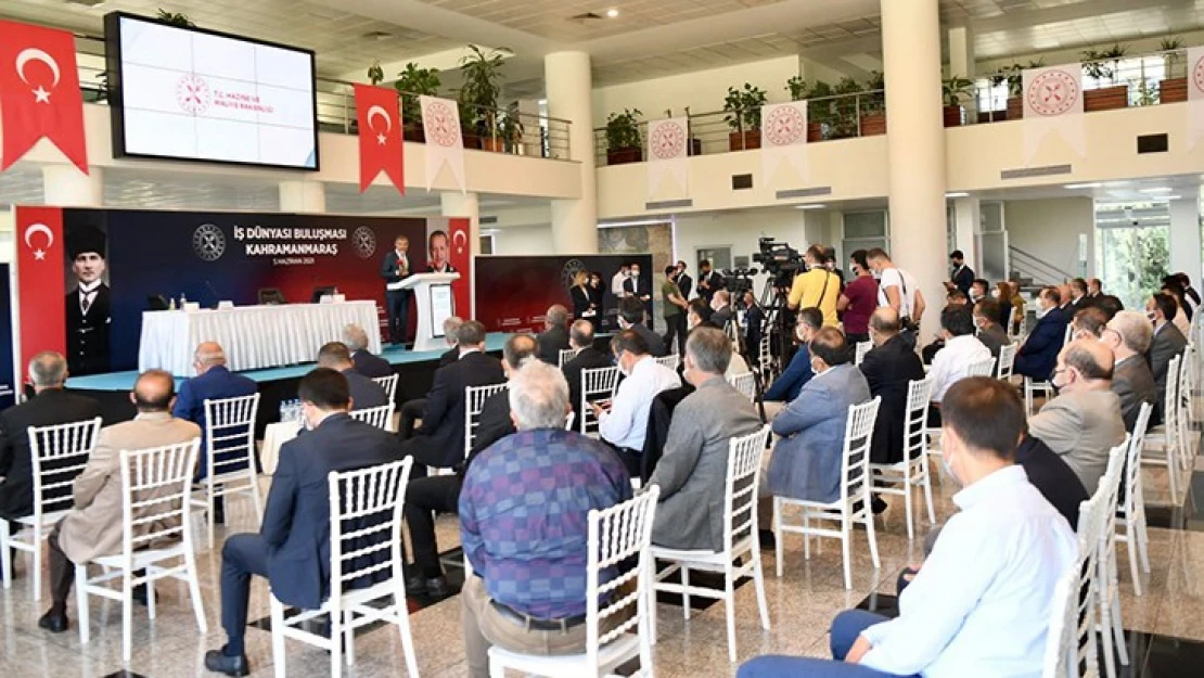 Hazine ve Maliye Bakan Yardımcısı Dr. Nureddin Nebati, Kahramanmaraş'ta