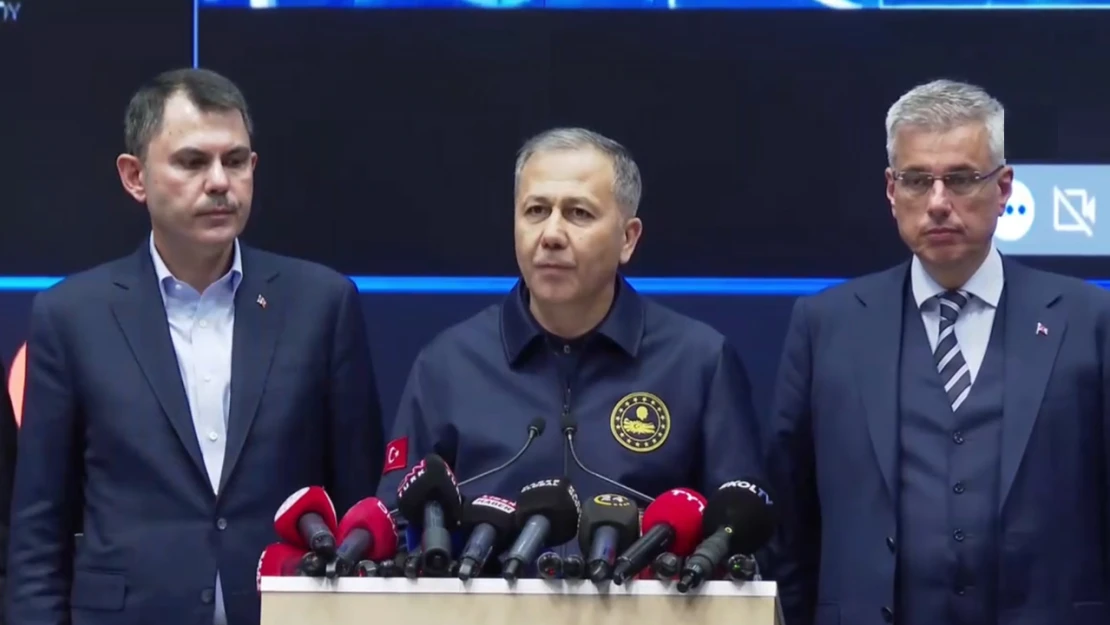 İçişleri Bakanı Ali Yerlikaya'dan İstanbul depremi açıklaması!