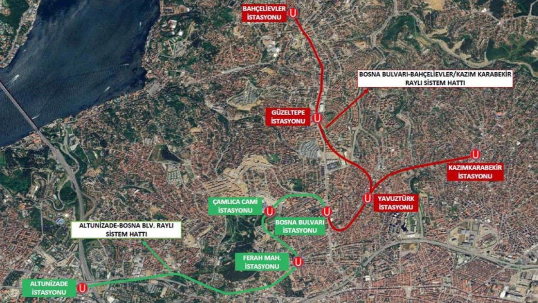 İki şehir için yeni raylı sistem projesi