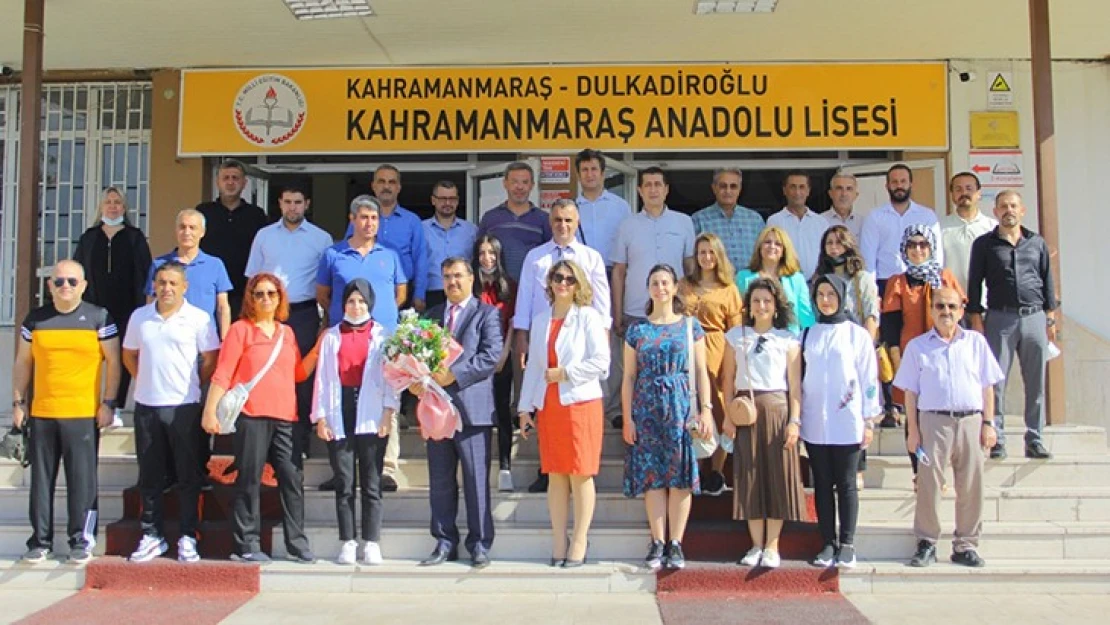 İl Milli Eğitim Müdürü Kahraman, Anadolu Lisesi'nde öğrencilerle buluştu