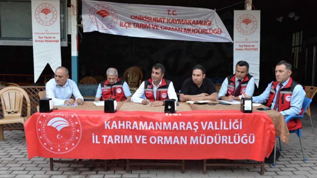 İl Tarım ve Orman Müdürlüğü, akşam mahalle toplantıları devam ediyor