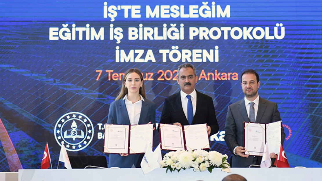 İş'te mesleğim eğitim iş birliği protokolü imzalandı