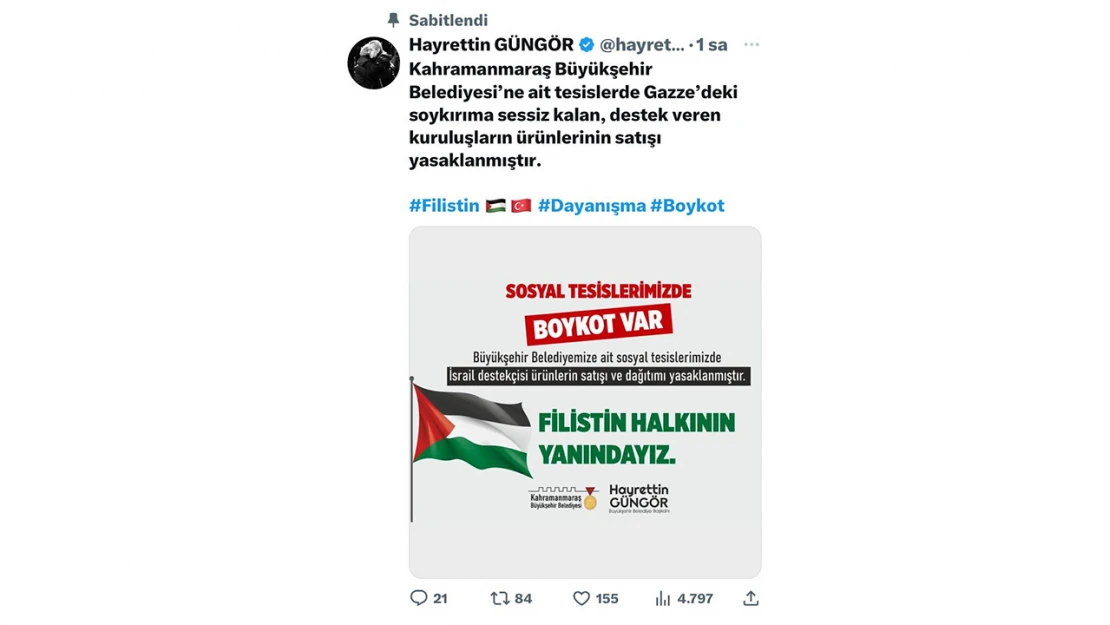 İsrail destekçisi ürünlerin satışı yasaklandı