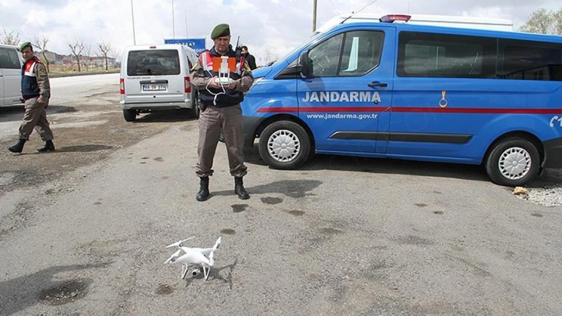 Jandarmadan drone destekli denetim