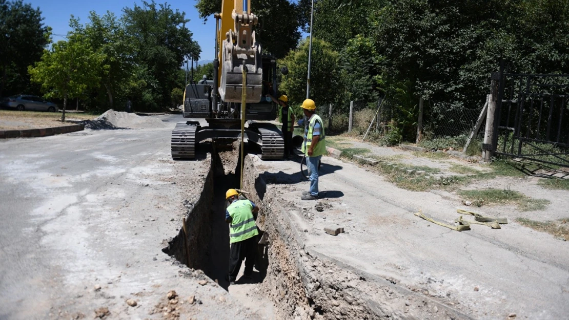 Kahramanmaraş'a bin 600 metre yeni şebeke hattı