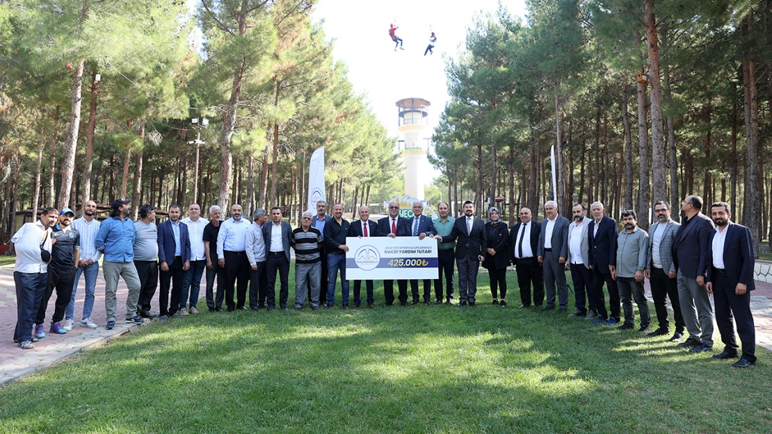 Kahramanmaraş amatör spor kulüplerine tam destek