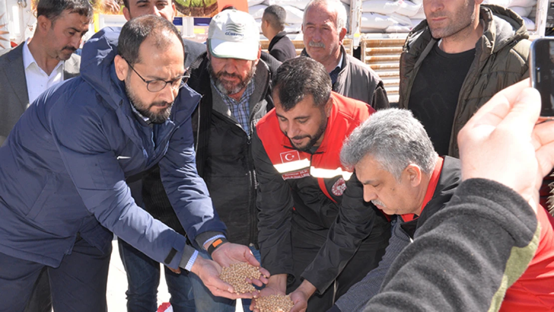 Kahramanmaraş çiftçisine tohum desteği