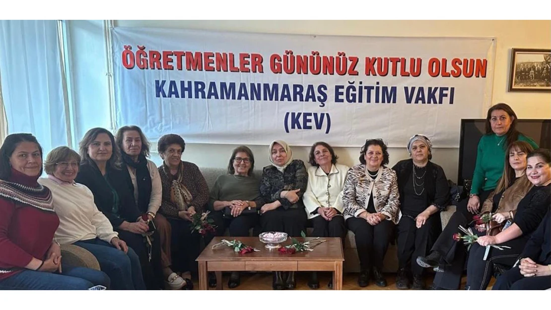 Kahramanmaraş Eğitim Vakfı'ndan öğretmenlere anlamlı kutlama