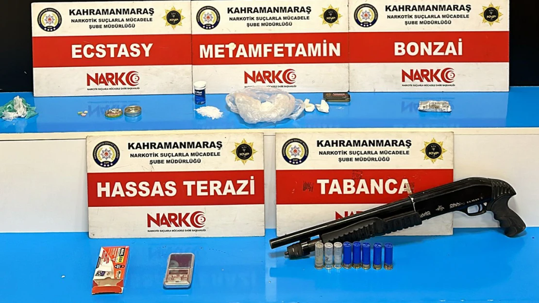 Kahramanmaraş Emniyet Müdürlüğü'nden geniş kapsamlı operasyon