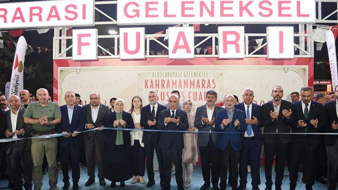 Kahramanmaraş'ın Geleneksel Fuarı büyük bir coşkuyla açıldı