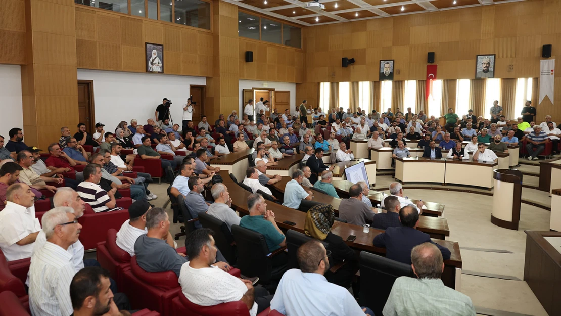 Kahramanmaraş Küçük Sanayi Sitesi esnaflarının sorunları masaya yatırıldı