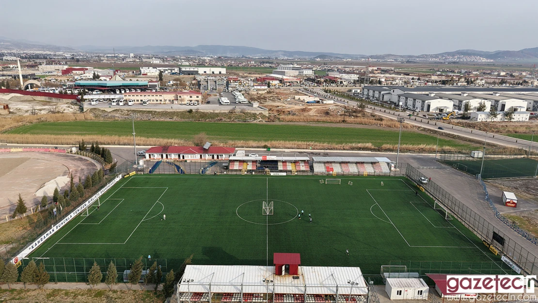 Kahramanmaraş Merkez Futbol Sahasının tribün kapasitesi artırıldı