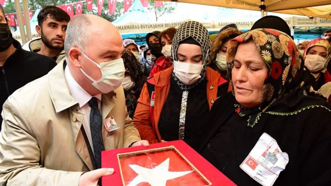 Kahramanmaraş şehidini dualarla ebediyete uğurlandı