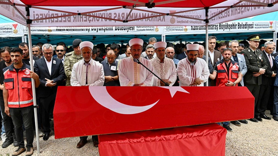 Kahramanmaraş, şehidini son yolculuğuna uğurladı