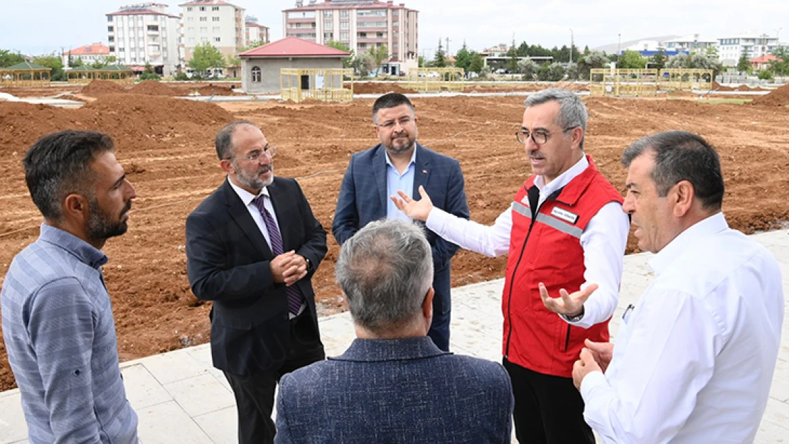 Kahramanmaraş'ta 100 dönümlük alanda Millet Bahçesi projesi