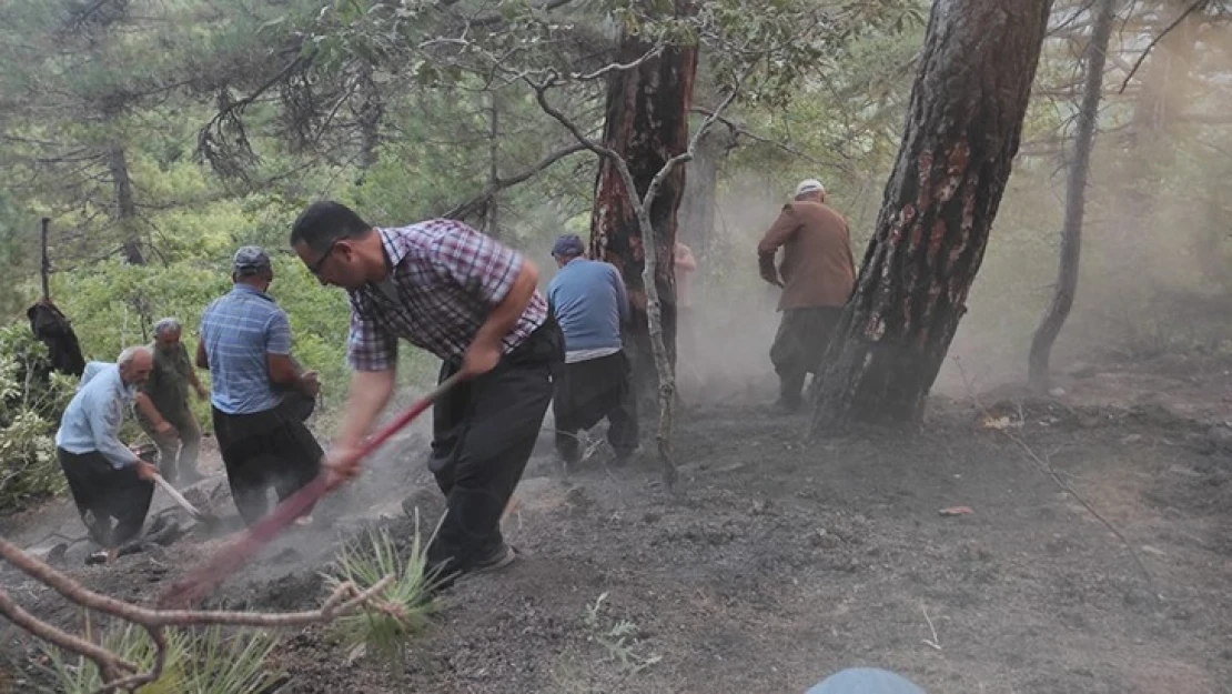 Kahramanmaraş'ta 3 ayrı noktada çıkan orman yangınları kontrol altına alındı