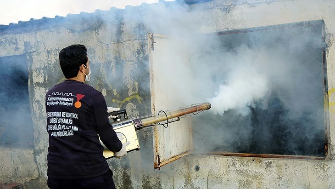 Kahramanmaraş'ta 35 bin rögarda dumanlama yapılıyor