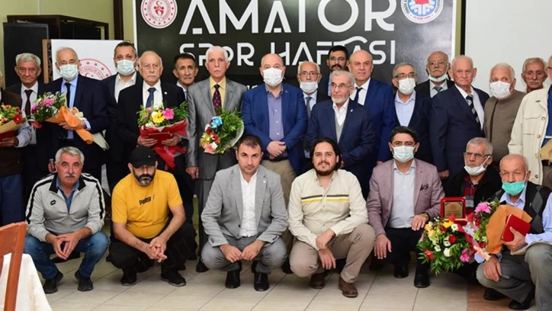 Kahramanmaraş'ta 70 yaş üstü sporculara vefa gecesi düzenlendi