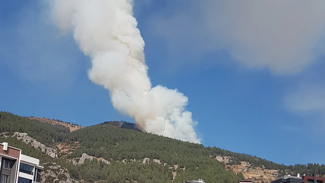 Kahramanmaraş'ta Ahır Dağı'nda orman yangını! Ekipler teyakkuzda