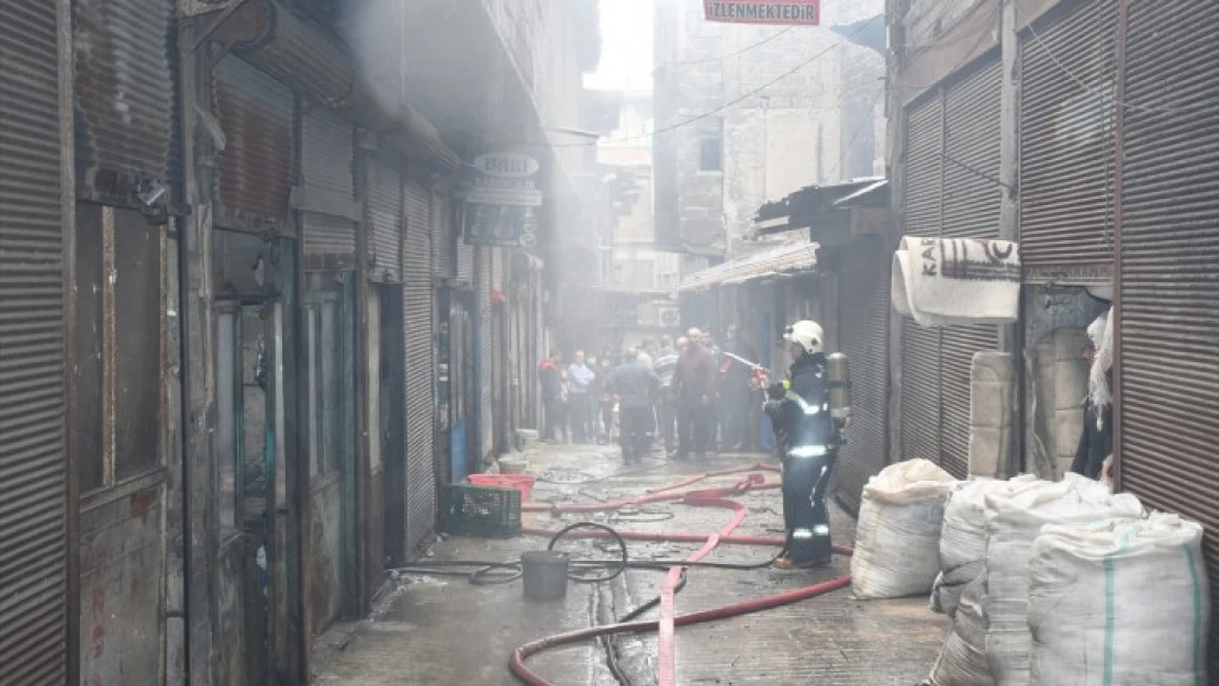 Kahramanmaraş'ta bakır atölyesinde yangın