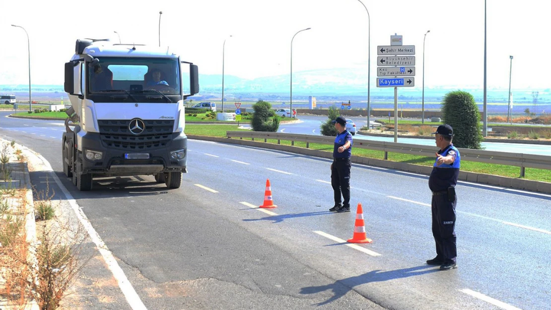 Kahramanmaraş'ta beton mikserlerine ceza yağdı