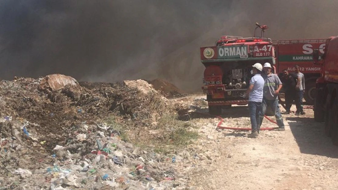 Kahramanmaraş'ta bir fabrikada çıkan yangına ekipler müdahale etti