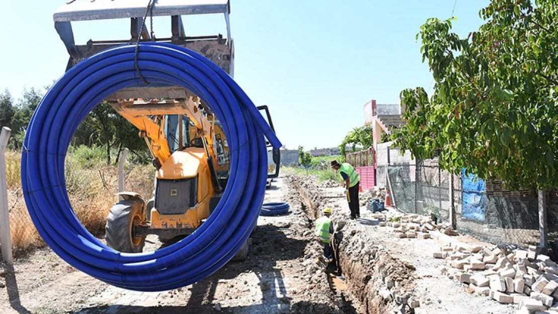 Kahramanmaraş'ta bir mahallede daha içme suyu çalışmaları başladı