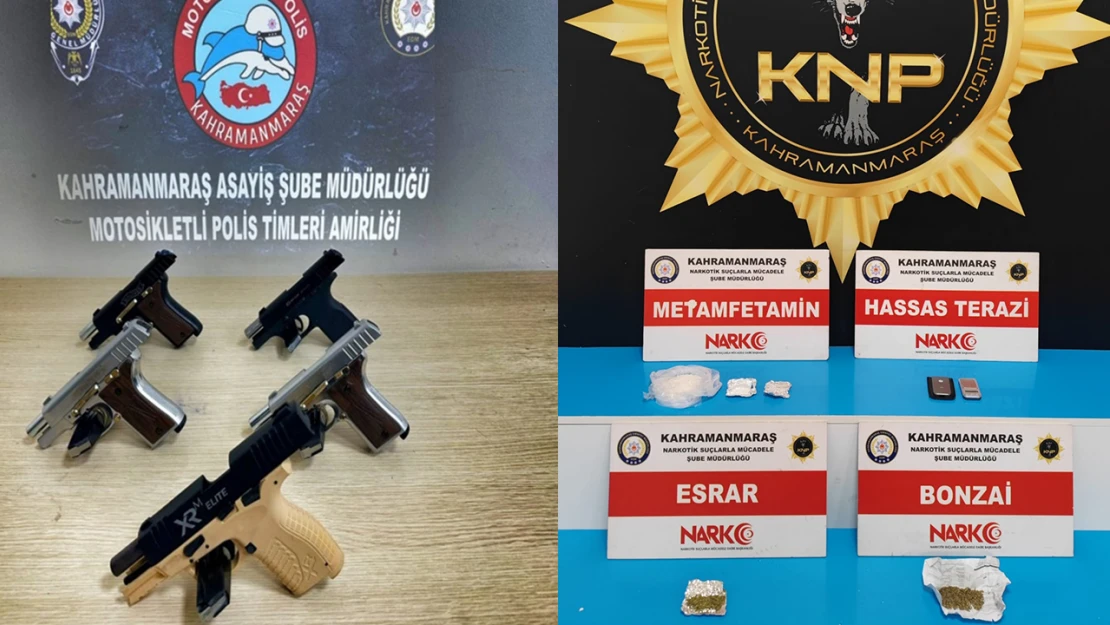 Kahramanmaraş'ta çeşitli suçlardan aranan 147 kişi yakalandı