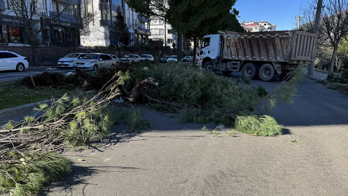 Kahramanmaraş'ta fırtına sonrası hasar tespiti