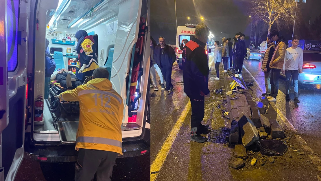 Kahramanmaraş'ta gece yarısı trafik kazası: 3 yaralı