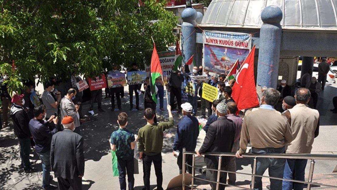 Kahramanmaraş'ta İsrail'in saldırıları protesto edildi