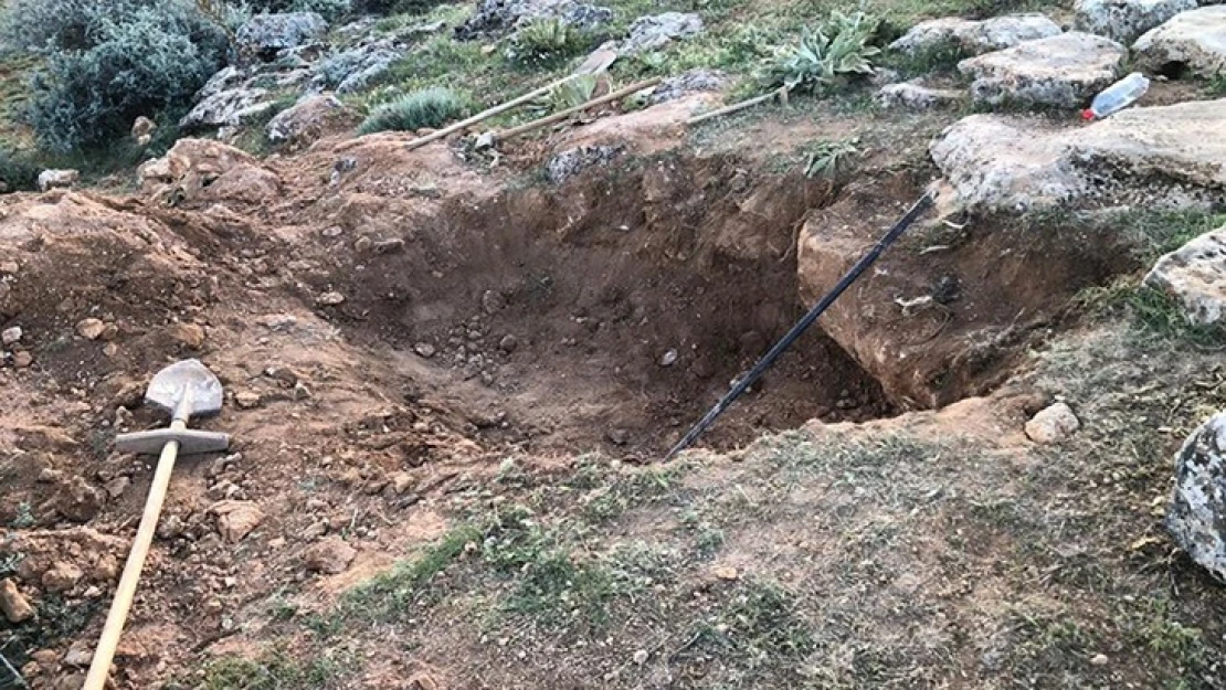 Kahramanmaraş'ta kaçak kazı yapan 4 kişi yakalandı