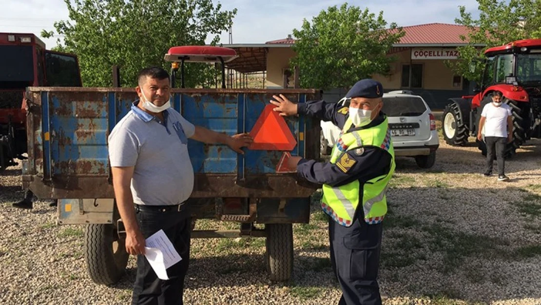 Kahramanmaraş'ta kırsal alandaki sürücüler bilgilendirildi