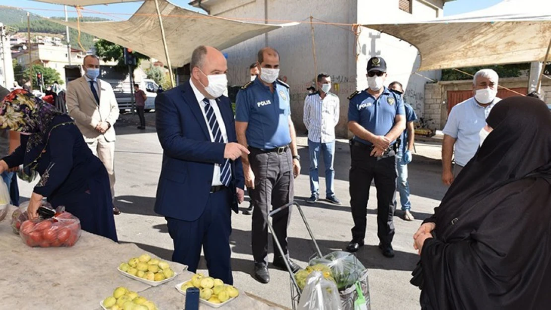 Kahramanmaraş'ta Kovid-19 denetimi