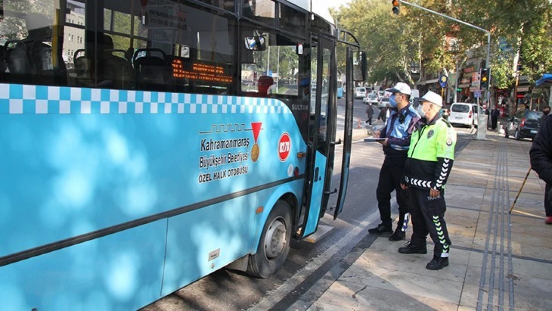 Kahramanmaraş'ta Kovid-19 denetimi yapıldı