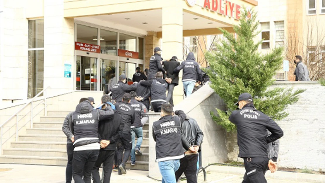 Kahramanmaraş'ta organize suç örgütüne şafak operasyonu: 12 tutuklama