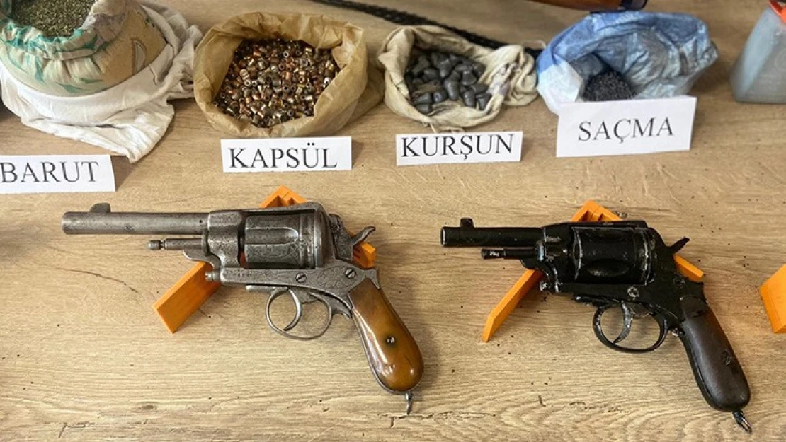 Kahramanmaraş'ta ruhsatsız silah operasyonu