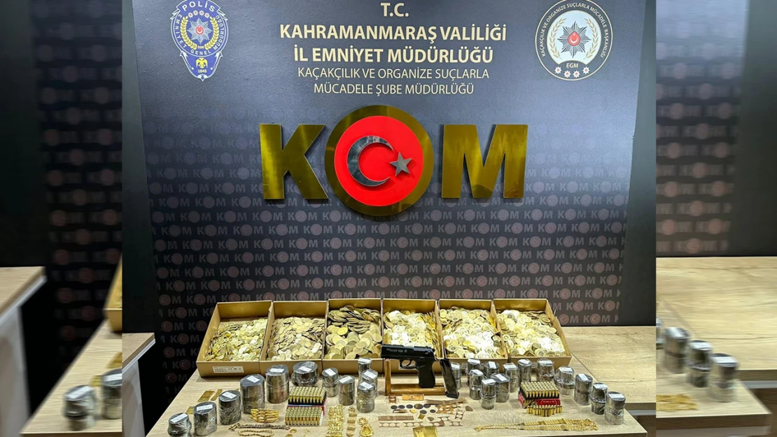 Kahramanmaraş'ta Sahte Altın Operasyonu! Merdiven altı atölyeye baskın