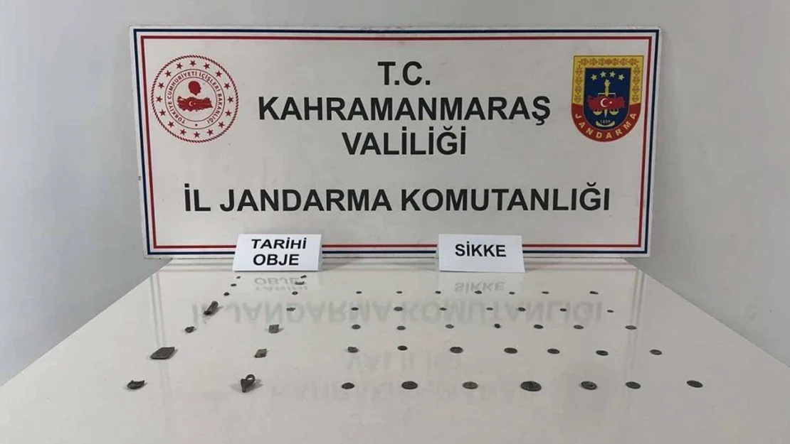 Kahramanmaraş'ta tarihi eser kaçakçılığı operasyonu