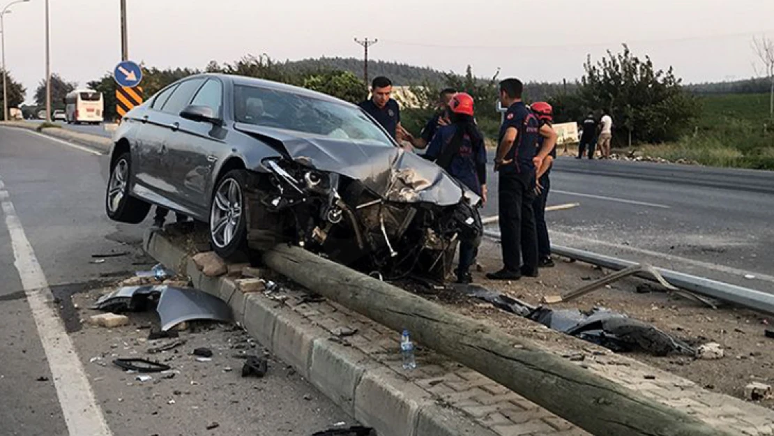 Kahramanmaraş'ta trafik kazası: 5 kişi yaralandı