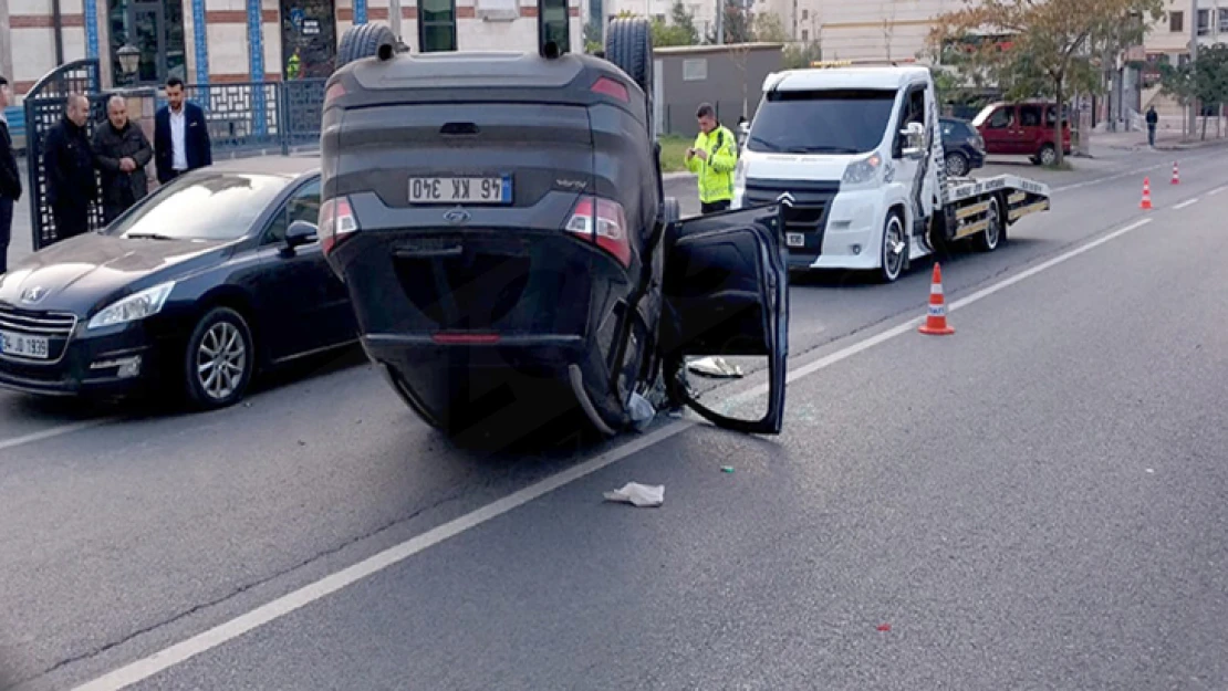 Kahramanmaraş'ta trafik kazası: 1 yaralı