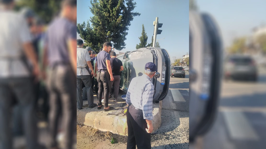 Kahramanmaraş'ta trafik kazası: 1 Yaralı
