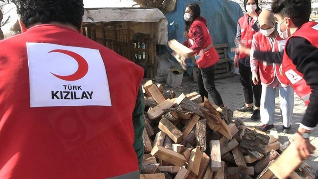 Kahramanmaraş'ta Türk Kızılay'dan ihtiyaç sahibi ailelere yardım