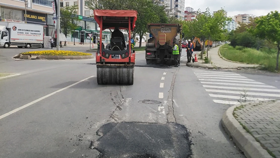 Kahramanmaraş'ta ulaşım altyapı çalışmaları sürüyor