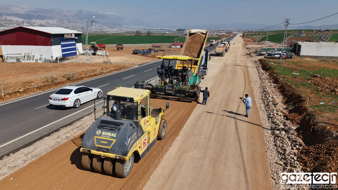 Kahramanmaraş'ta ulaşım standardını artıracak yol yatırımı sürüyor