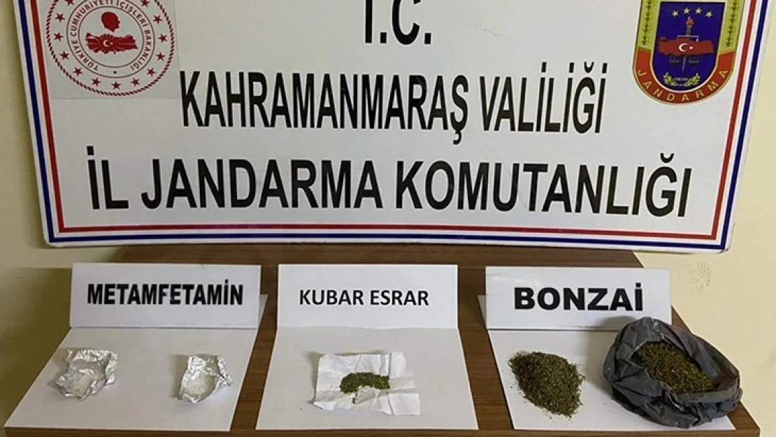 Kahramanmaraş'ta uyuşturucu operasyonu: 3 gözaltı