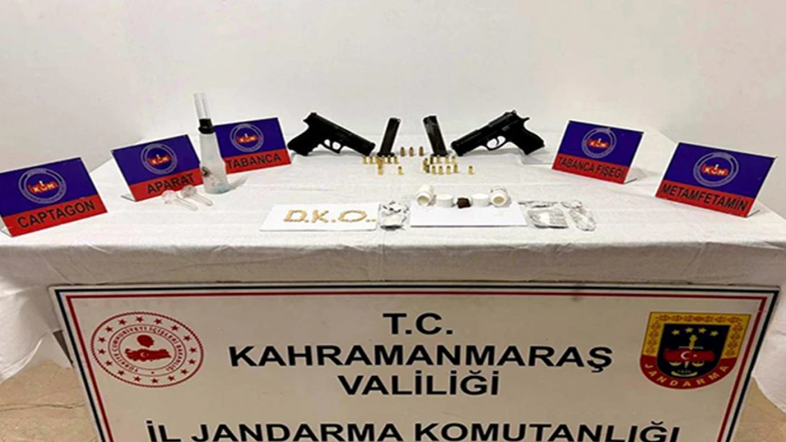 Kahramanmaraş'ta uyuşturucu operasyonunda 3 kişi yakalandı